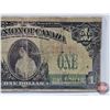 Image 3 : Dominion of Canada $1 Bill 1917 : ONE at right : Saunders #T-517658