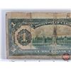 Image 7 : Dominion of Canada $1 Bill 1917 : ONE at right : Saunders #T-517658