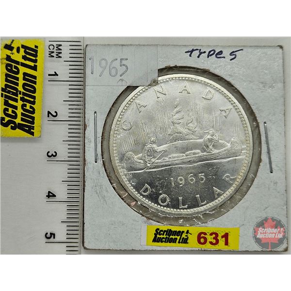 Canada One Dollar 1965 (Consignor Tag: Type 5)
