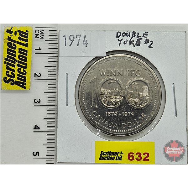 Canada One Dollar 1974 (Consignor Tag: Double Yoke)