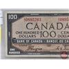 Image 3 : Canada $100 Bill 1954DF "Devil's Face" : Coyne/Towers #AJ0895763