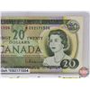 Image 3 : Canada $20 Bill 1969 *Replacement : Beattie/Rasminsky # *EB2171554