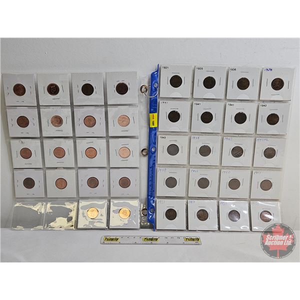 Canada One Cent (38) : 1921 - 2008 Intermittent