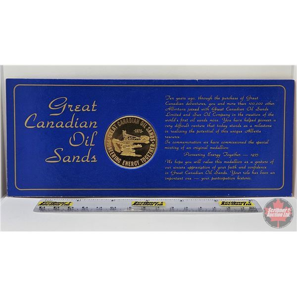 Great Canadian Oil Sands Medallion 1975