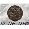 Image 2 : Bank of Upper Canada 1854 Bank Token Half Penny