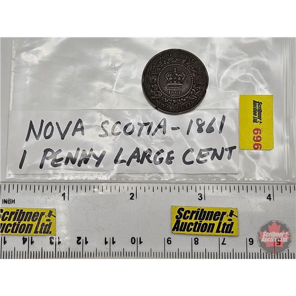 Nova Scotia 1861 Large Cent