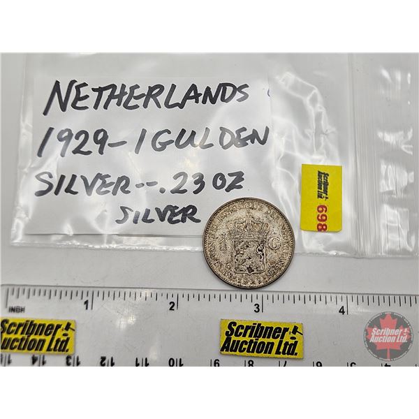 Netherlands One Gulden 1929
