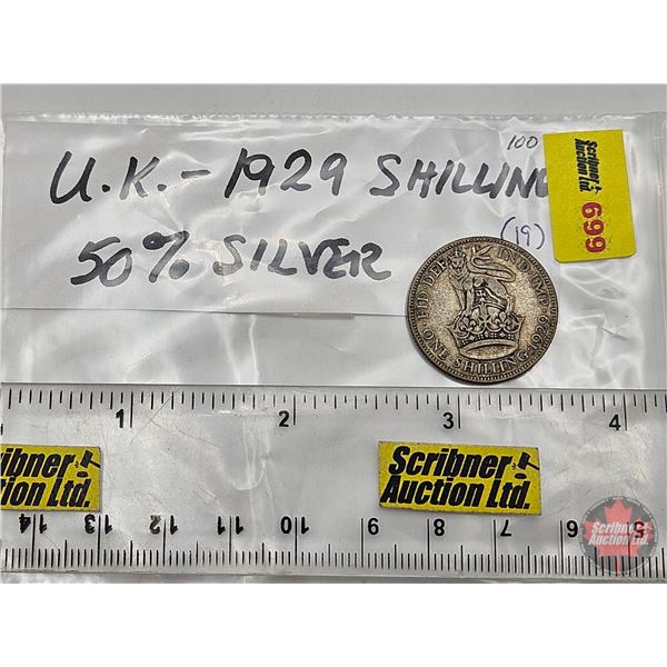UK One Shilling 1929