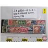 Image 1 : Canada Stamps (15 Variety) from 1908 - 1935