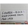 Image 5 : Canada Stamps (15 Variety) from 1908 - 1935