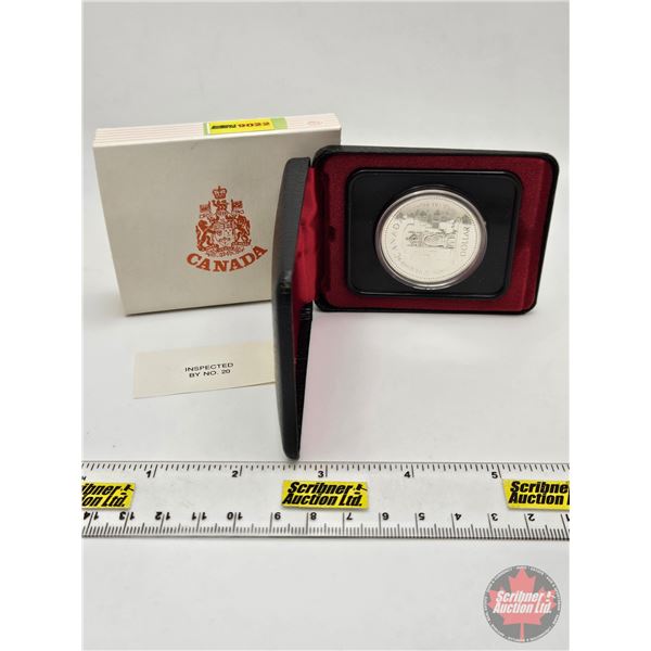 RCM Canada Throne of the Senate 1952-1977 Silver Dollar : Black Case