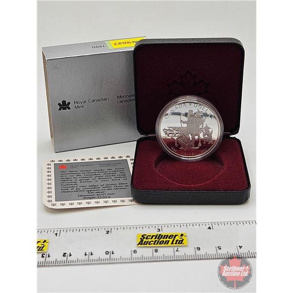 RCM Canada 1690-1990 Kelsey Silver Dollar : Black Case