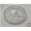 Image 3 : RCM 2003 : Good Fortune Hologram Silver Maple Leaf $5 Coin : Fine Silver (COA #02061) (99.99%) (GST 