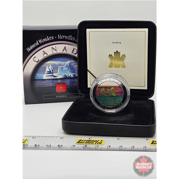 RCM Canada 2004 Natural Wonders : Iceberg : $20 Silver Coin (COA #14711) (99.99%) (GST Exempt)