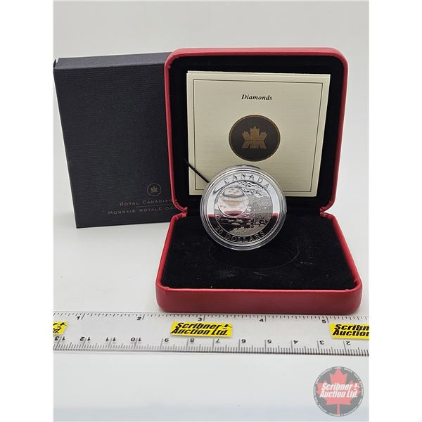 RCM Canada 2005 Natural Wonders : Northwest Territories : Diamonds : $20 Silver Coin (COA #01083) (9