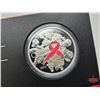Image 2 : RCM Canada 2006 Fine Silver $5 Coin : Pink Ribbon (Pink Enamel) (COA #11831 : 99.99%) (GST Exempt)