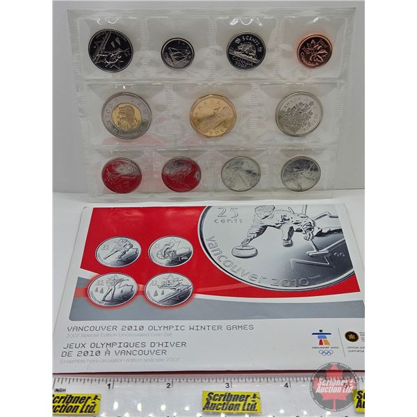 RCM Canada 2007 Special Edition Uncirculated Coin Set : Vancouver 2010 Olympic Winter Games