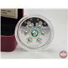 Image 2 : RCM Canada 2009 $20 Silver Coin : Crystal Snowflake (COA #10681 : 99.99% : Swarovski Elements) (GST 