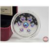 Image 2 : RCM Canada 2009 $20 Silver Coin : Crystal Snowflake (COA #08176 : 99.99% : Swarovski Elements) (GST 