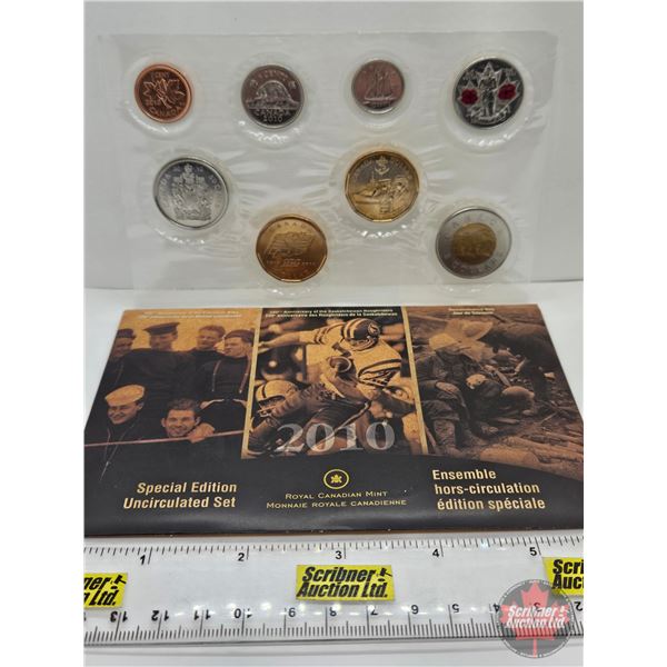 RCM Canada Uncirculated Year Set 2010 : Special Edition : 100th Anniversary of the Saskatchewan Roug