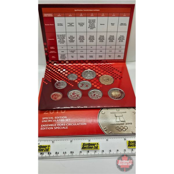 RCM Canada Uncirculated Year Set 2010 : Special Edition : Vancouver Olympic Games