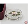 Image 3 : RCM Canada 2010 : $20 Fine Silver Coin : Water Lily (COA #03646) Swarovski Elements (99.99%) (GST Ex