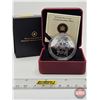 Image 1 : RCM Canada 2010 : $20 Silver Coin : Blue Crystal Snowflake (COA #3720) (Swarovski Elements) (99.99%)