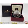 Image 1 : RCM Canada 2010 : $20 Fine Silver Coin : Holiday Pine Cones : Moonlight (COA #4150) (Swarovski Eleme