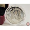 Image 2 : RCM Canada 2010 : $20 Fine Silver Coin : Holiday Pine Cones : Moonlight (COA #4150) (Swarovski Eleme