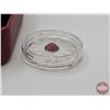 Image 3 : RCM Canada 2011 $3 Fine Silver Coin : Birthstone : January (COA : 99.99%) Swarovski Element (GST Exe