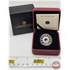 Image 1 : RCM Canada 2011 $3 Fine Silver Coin : Birthstone : September (COA : 99.99%) Swarovski Element (GST E