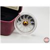Image 2 : RCM Canada 2011 $3 Fine Silver Coin : Birthstone : November (COA : 99.99%) Swarovski Element (GST Ex