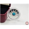Image 2 : RCM Canada 2011 $3 Fine Silver Coin : Birthstone : December (COA : 99.99%) Swarovski Element (GST Ex