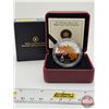 Image 1 : RCM Canada 2012 : $20 Fine Silver Coin : Maple Leaf Crystal Raindrop (COA #09025) Swarovski Element 
