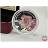 Image 2 : RCM Canada 2012 : $20 Fine Silver Coin : Rhododendron (COA #07261) Swarovski Elements (99.99%) (GST 
