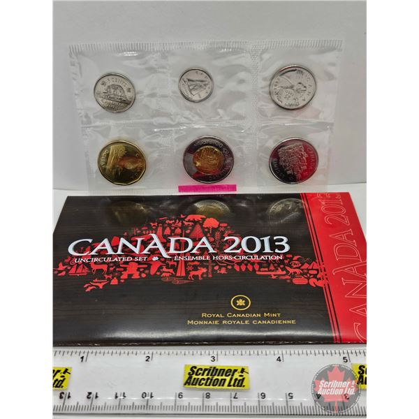 RCM Canada Uncirculated Year Set 2013 (Consignor Tag: Double Die Obverse)
