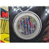 Image 2 : RCM Canada 2013 Fifty-Cent : 75th Anniversary of Superman™: Secret Origins : Coin and Stamp