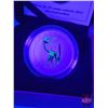 Image 2 : RCM Canada 2013 Twenty-Five Cent Coloured Coin : Quetzalcoatlus (COA #16995) (Glow in the Dark under
