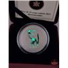 Image 3 : RCM Canada 2013 Twenty-Five Cent Coloured Coin : Quetzalcoatlus (COA #16995) (Glow in the Dark under