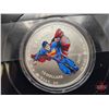 Image 2 : RCM Canada 2013 $15 Fine Silver Coin : 75th Anniversary of Superman™ Modern Day (COA #08834