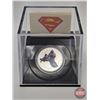 Image 5 : RCM Canada 2013 $15 Fine Silver Coin : 75th Anniversary of Superman™ Modern Day (COA #08834