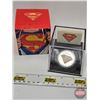 Image 1 : RCM Canada 2013 $20 Fine Silver Coin : 75th Anniversary of Superman™ The Shield (COA #05799