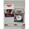 Image 1 : RCM Canada 2013 $20 Fine Silver Coin : 75th Anniversary of Superman™ Man of Steel (COA #050