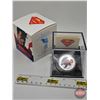 Image 8 : RCM Canada 2013 $20 Fine Silver Coin : 75th Anniversary of Superman™ Man of Steel (COA #050