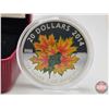 Image 2 : RCM Canada 2014 : $20 Fine Silver Coin : Maple Leaves (COA #6180) (99.99%) (GST Exempt)