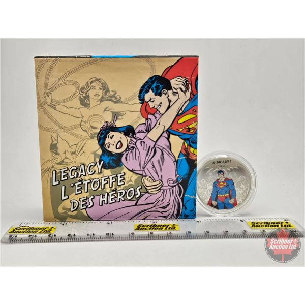 RCM Canada 2015 $10 Fine Silver Coin : DC Comics™ Originals : Legacy (COA #00540) (99.99%) 