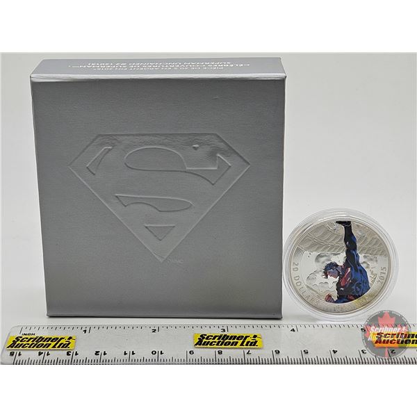 RCM Canada 2015 $20 Fine Silver Coin : Icon Superman™ Comic Book Covers : Superman Unchaine