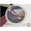 Image 2 : RCM Canada 2016 $20 Fine Silver Coin : Canadian Landscapes Series : The Lake (COA #0498) (99.99%) (G