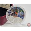 Image 2 : RCM Canada 2016 $20 Fine Silver Coin : Canadian Landscapes Series : Ski Chalet (COA #2148) (99.99%) 