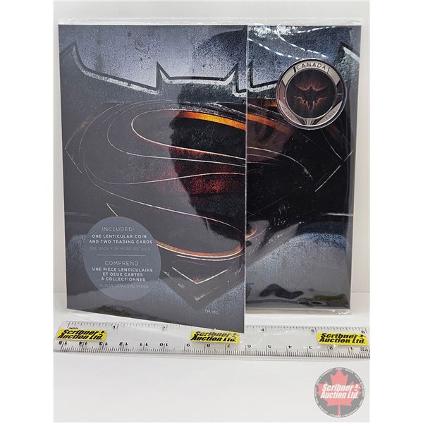 RCM Canada 2016 Twenty-Five Cent : Batman v Superman: Dawn of Justice™ - Lenticular Coin & 